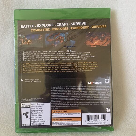 Battle‎ Chasers: Nightwar (Microsoft Xbox One, 2017) Brand New Factory Sealed - Picture 2 of 5